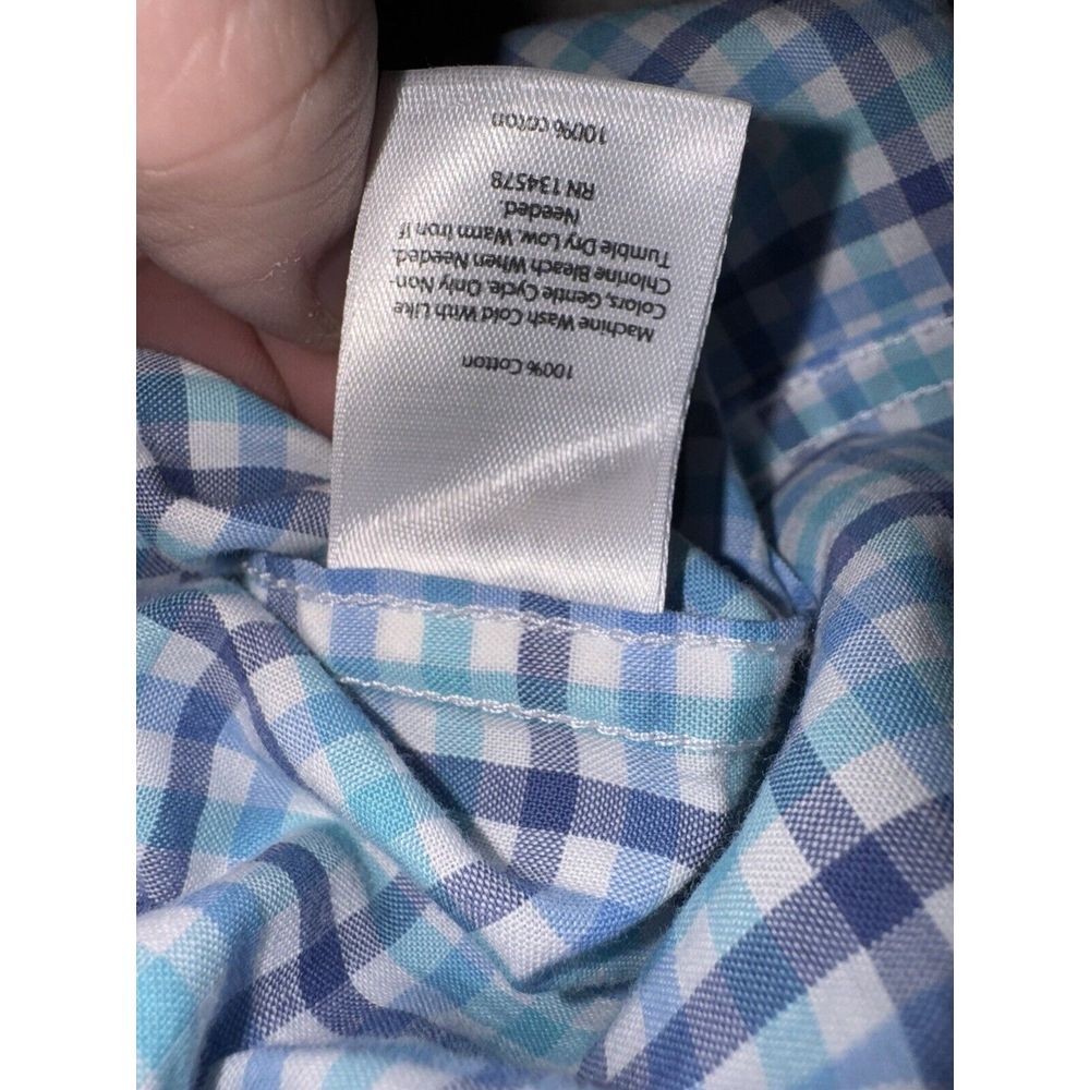 Vineyard Vines Large Classic Fit Whale Shirt Small Plaid Flannel Business Casual - Picture 4 of 7